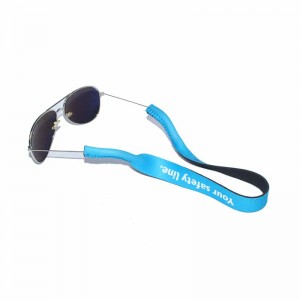 Corda Lanyard pearsantaithe ardchaighdeáin saincheaptha Neoprene Sunglasses Strap Muineál