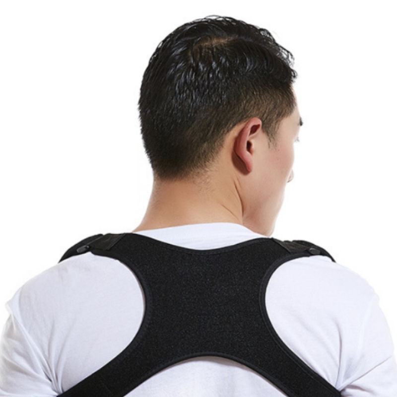 Déantúsóirneoprene inchoigeartaithe crios ceartúcháin coirp ghualainn inchoigeartaithe do dhaoine fásta agus do leanaí